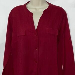 SoTeer, Cranberry Blouse, XL